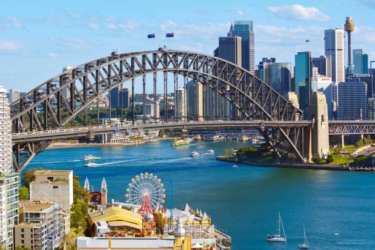 Panoramic view of Sydney skyline Australia