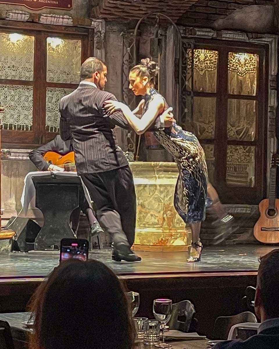 A couple tangos at La Ventana Buenos Aires Argentina