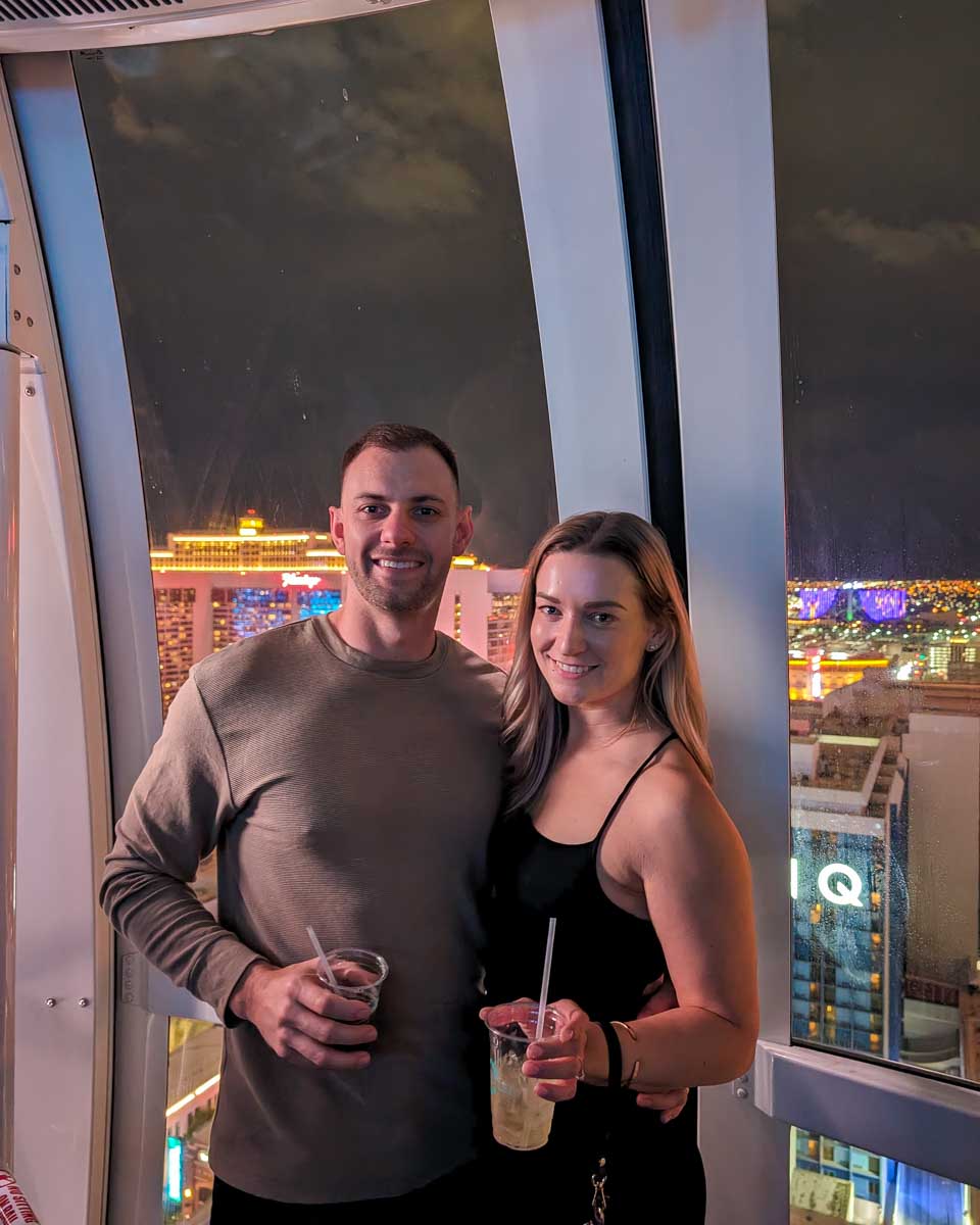 Daniel and Bailer on the High Roller Las Vegas