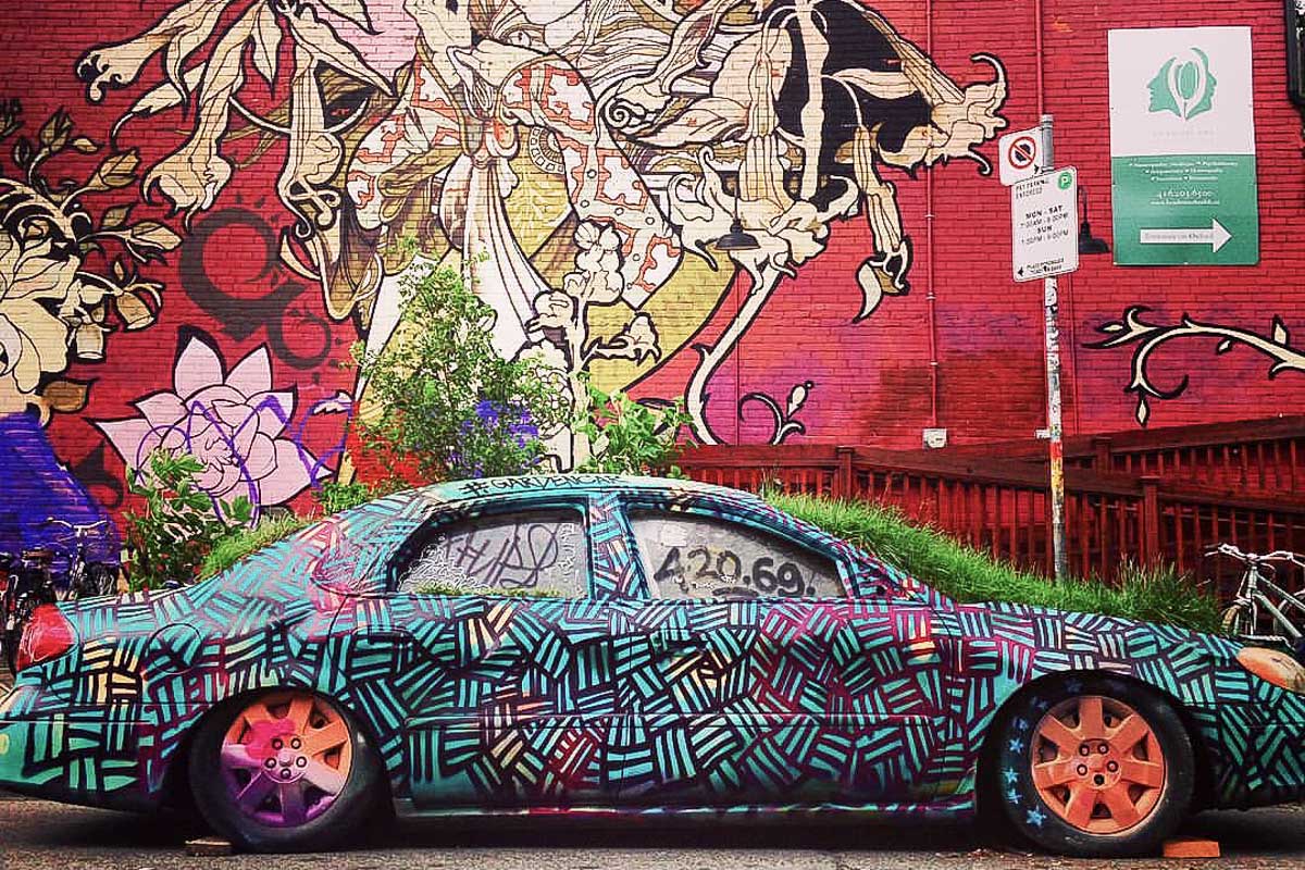 Garden Car Kensington Market BIA Toronto Canada 3