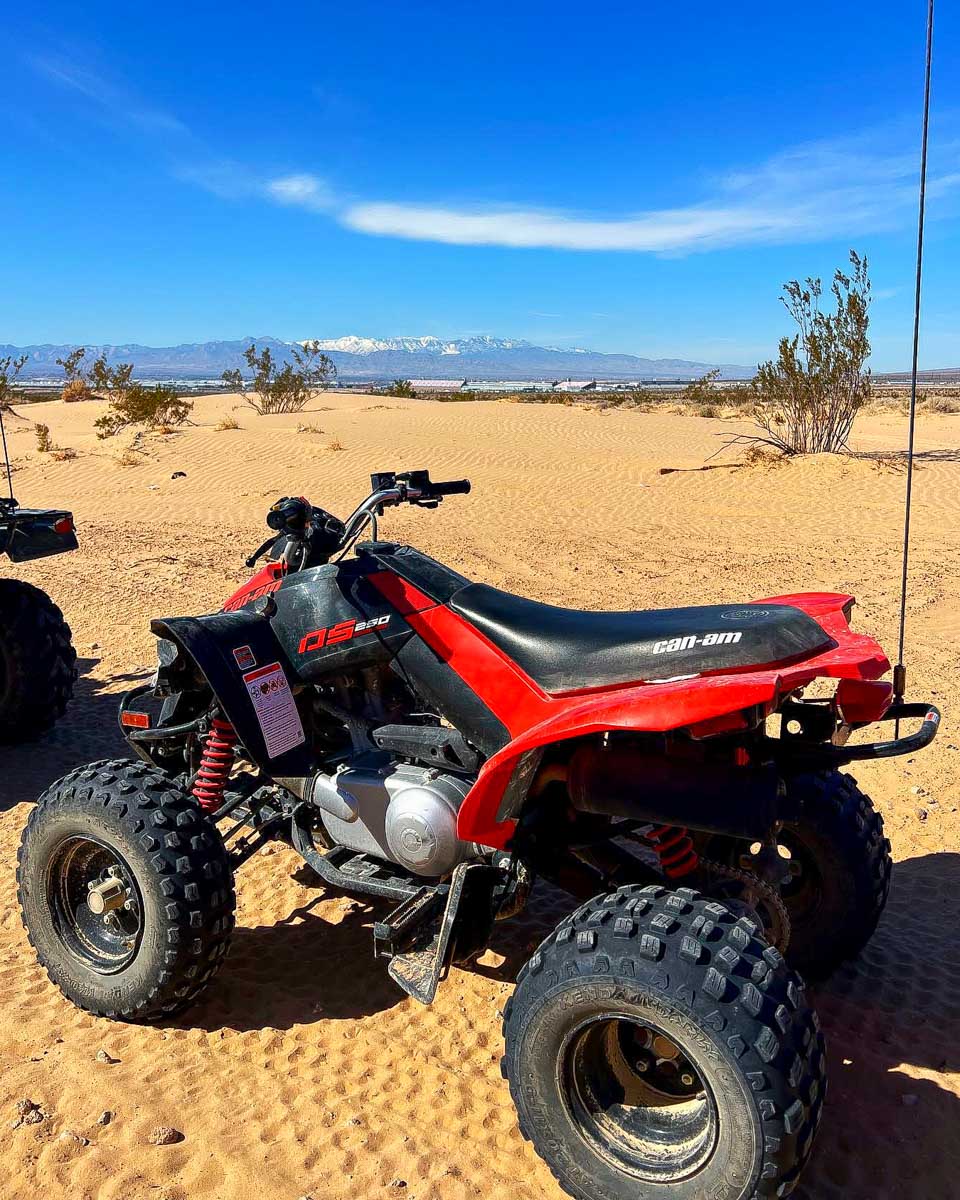 Las Vegas ATVs Las Vegas desert ATV