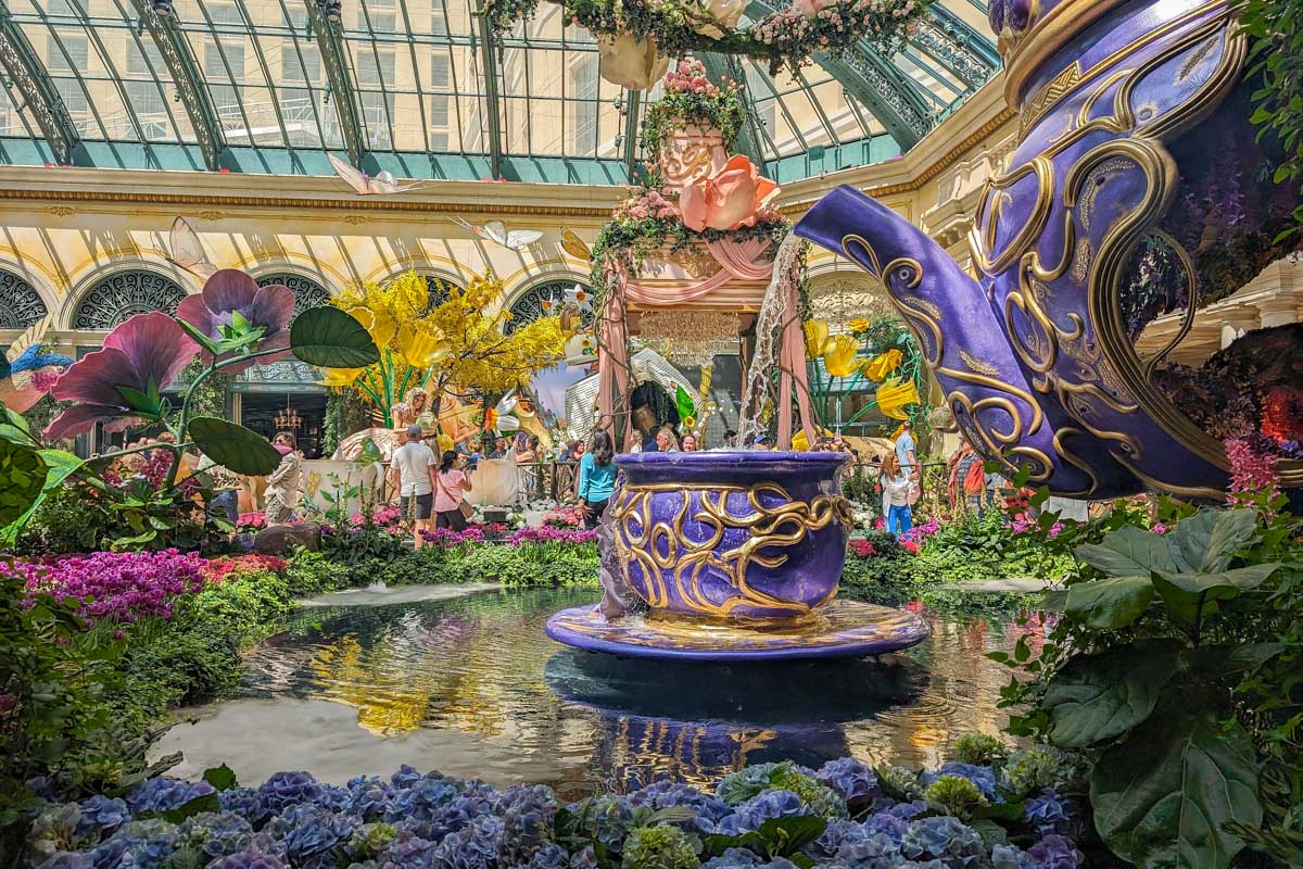 The Bellagio Garden in Las Vegas USA