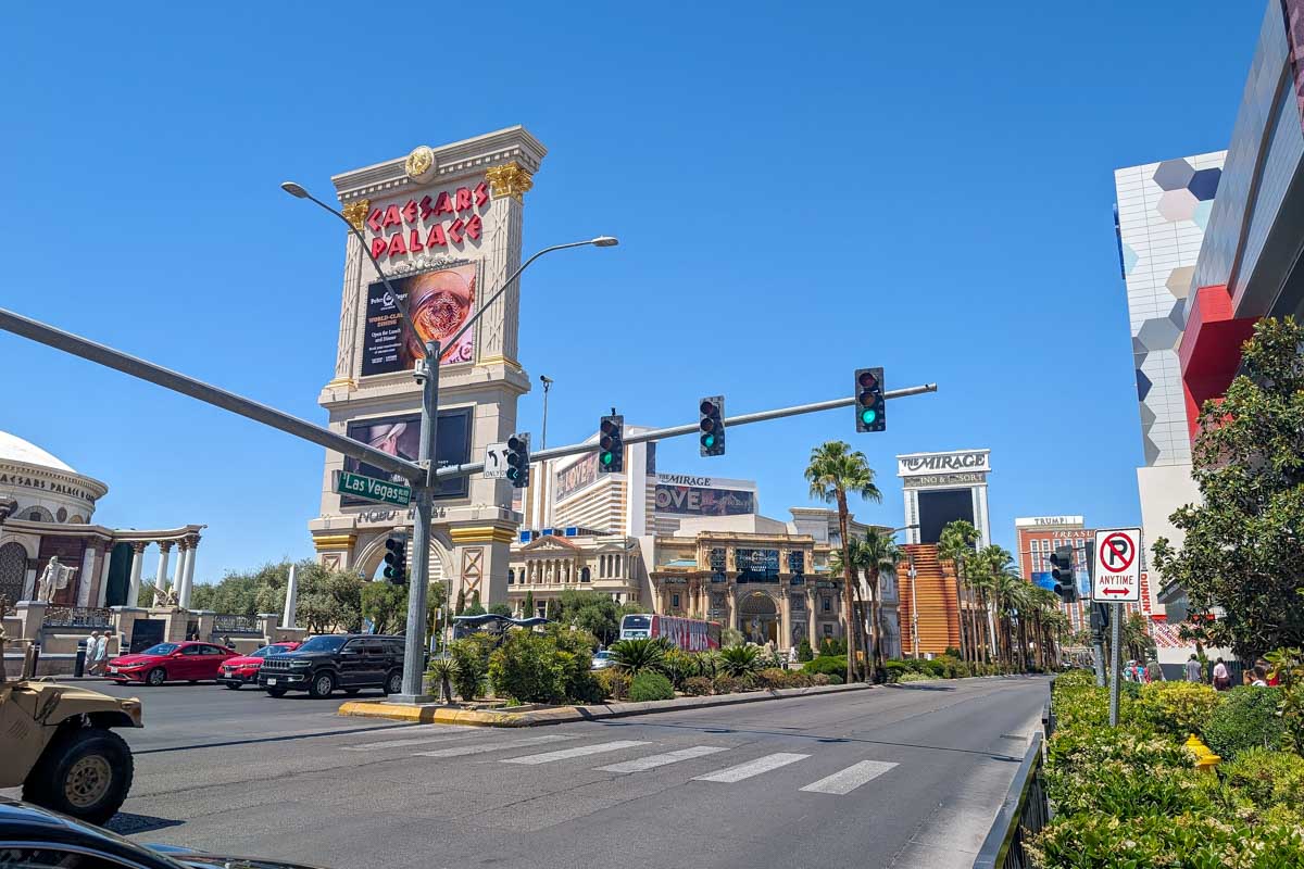 photo of caesars palace in Las Vegas USA