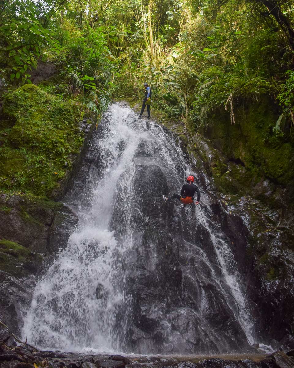 Canyoning in Banos Ecuador