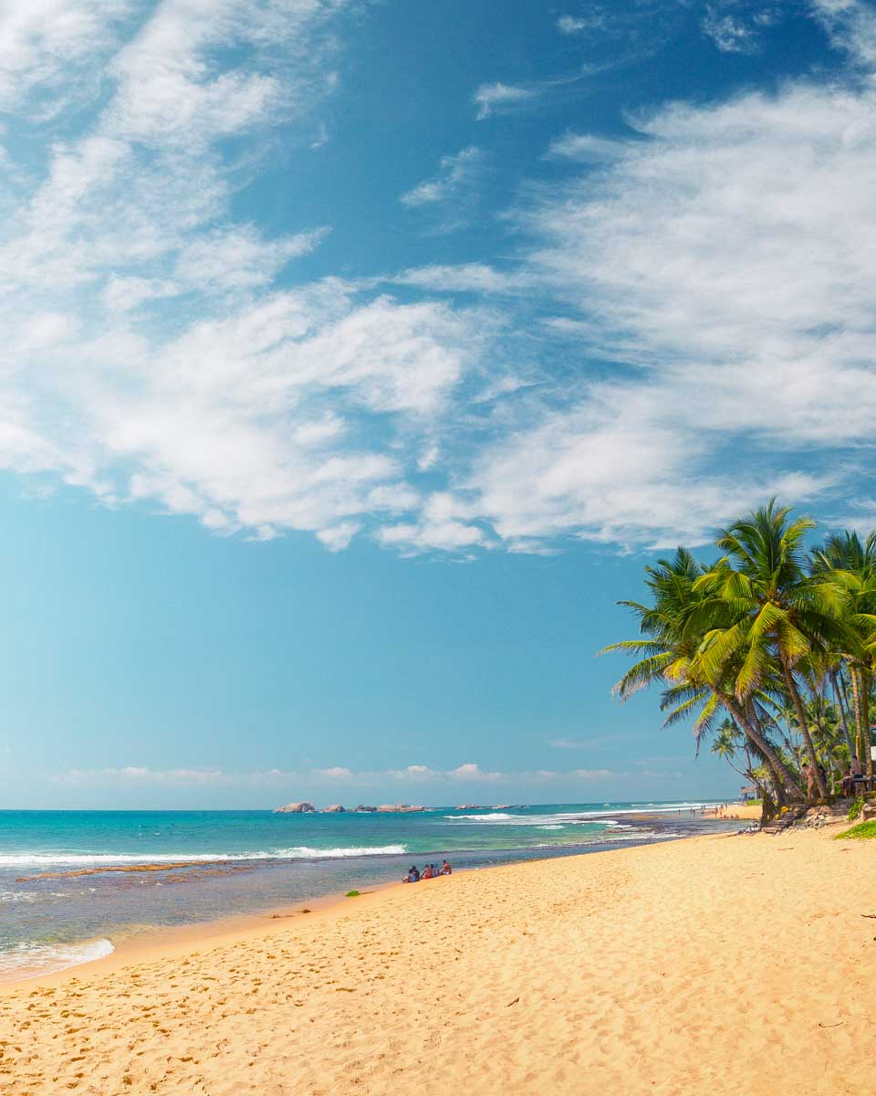 Hikkaduwa Beach Sri Lanka near Galle and Mirrisa