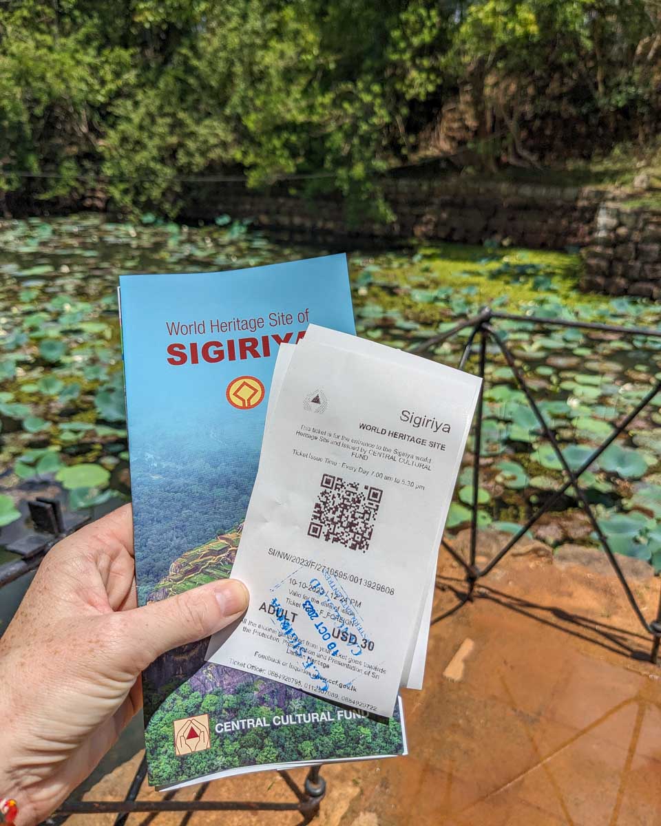 Tickets for Sigiriya Sri Lanka