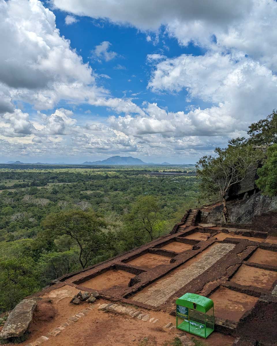 View from the top of Sigiriya Sri Lanka