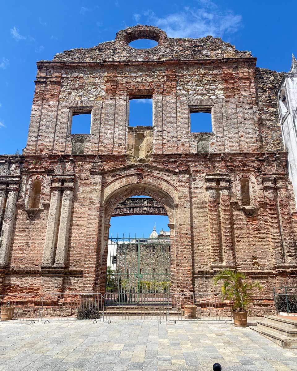 A building in ruin in old city Panama