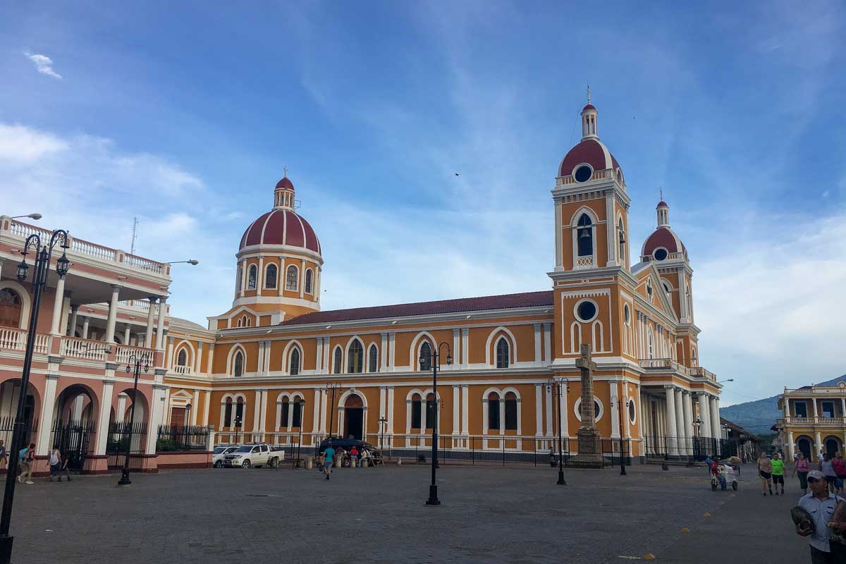A church in Granada Nicaragua