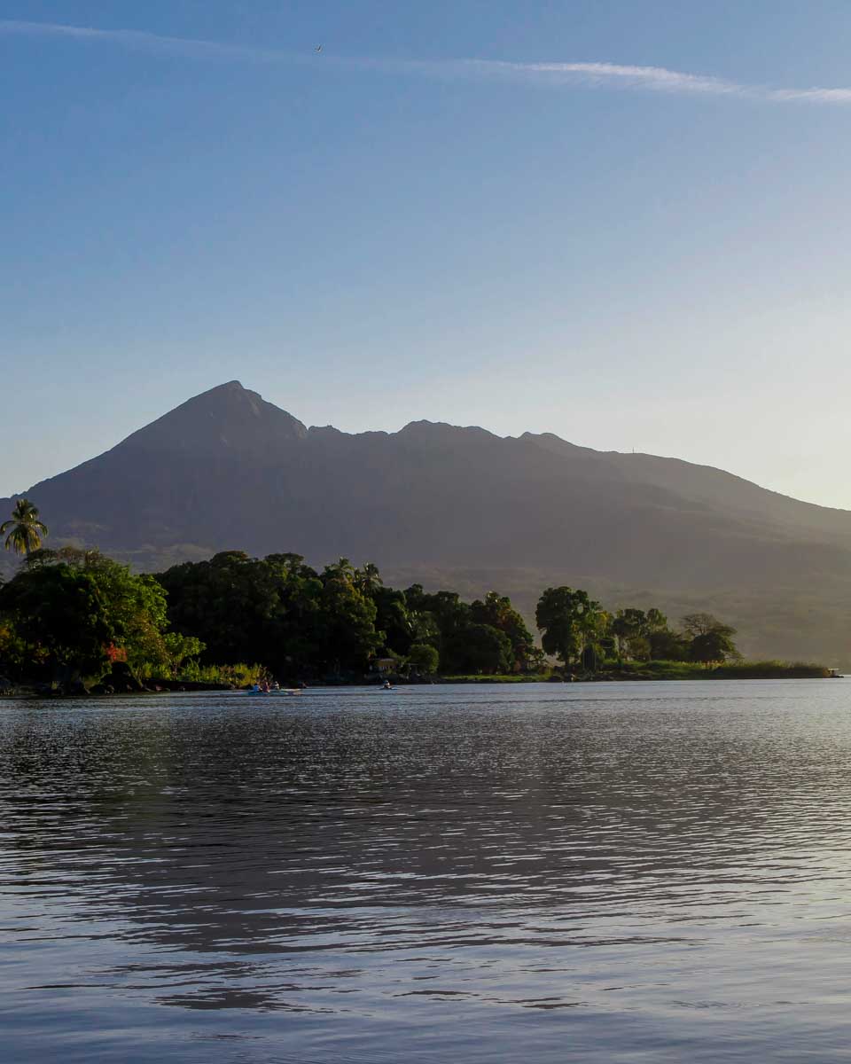 Mombacho volcano on Lake Nicaragua in Granada Nicaragua