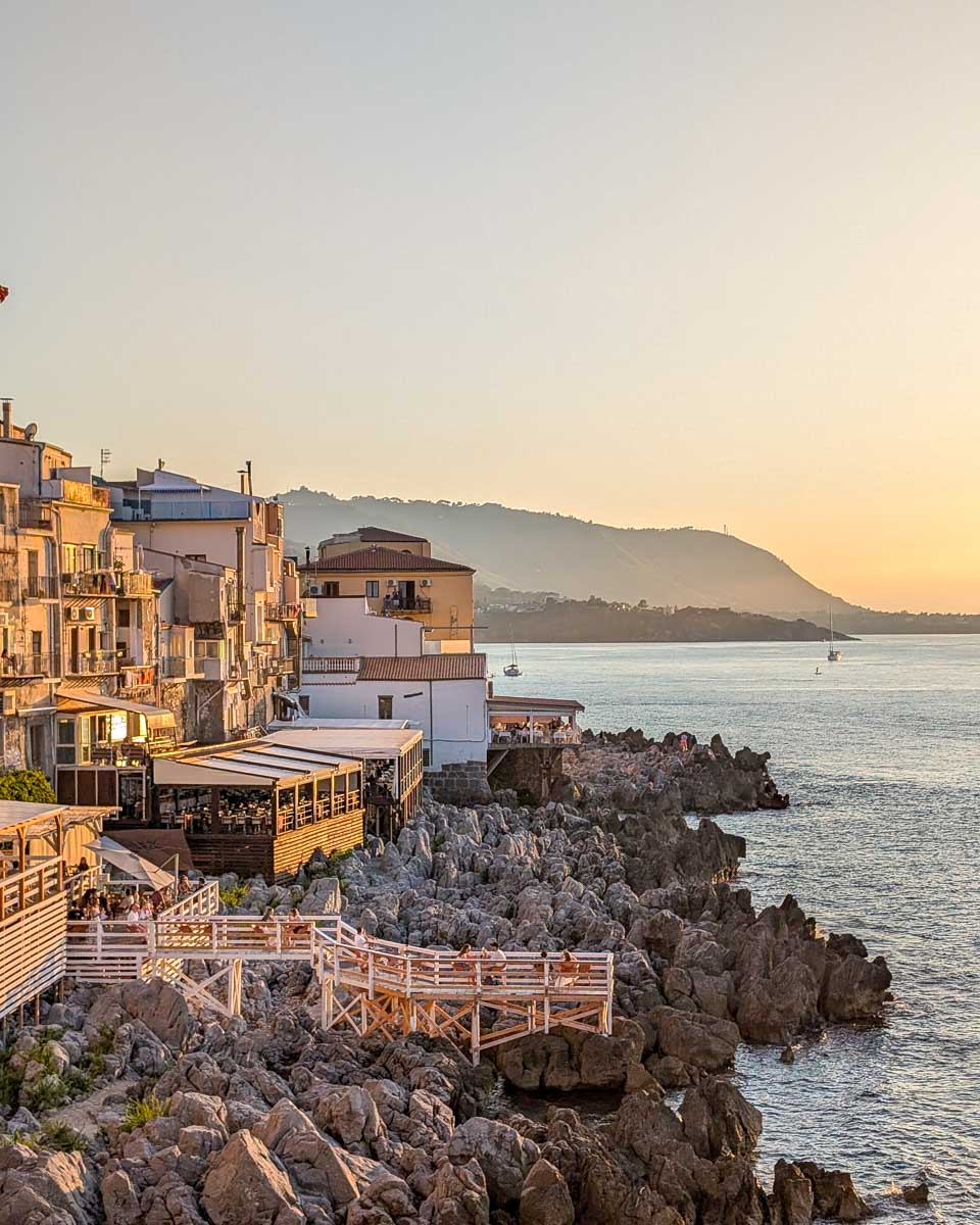 Sunset from Bastione di Capo Marchiafava Cefalu Italy