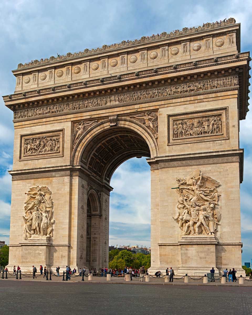 Arc de Triomphe in Paris France