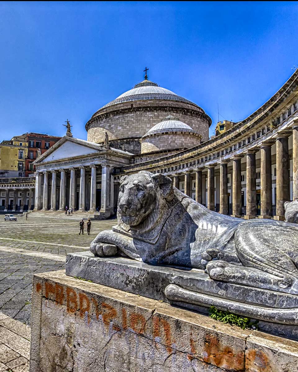 Church of St. Francis in Naples Italy
