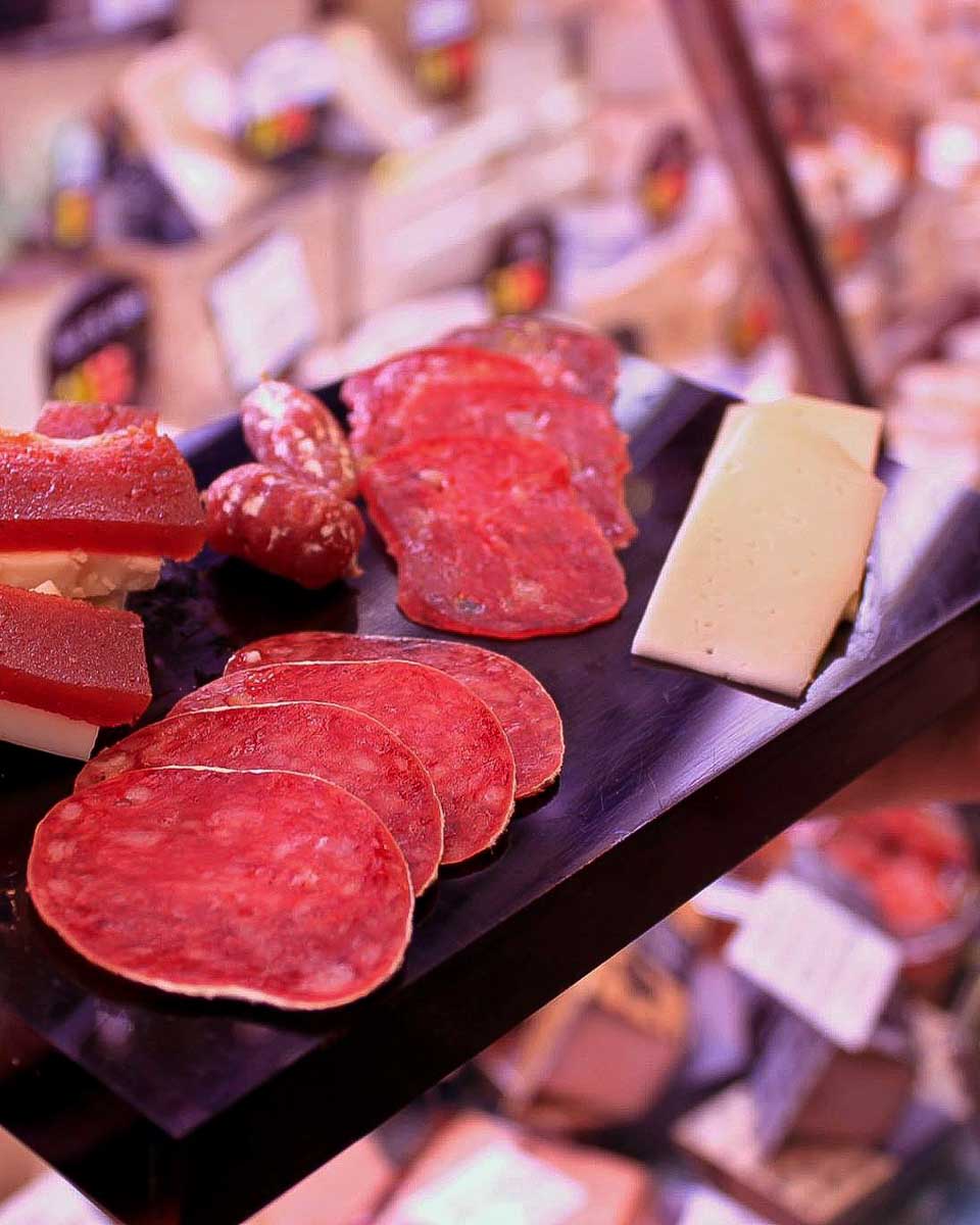 Devour Barcelona Tours meat and cheese Spain