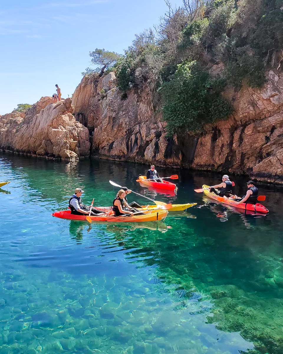 Excursions Barcelona kayaking in costa brava Spain