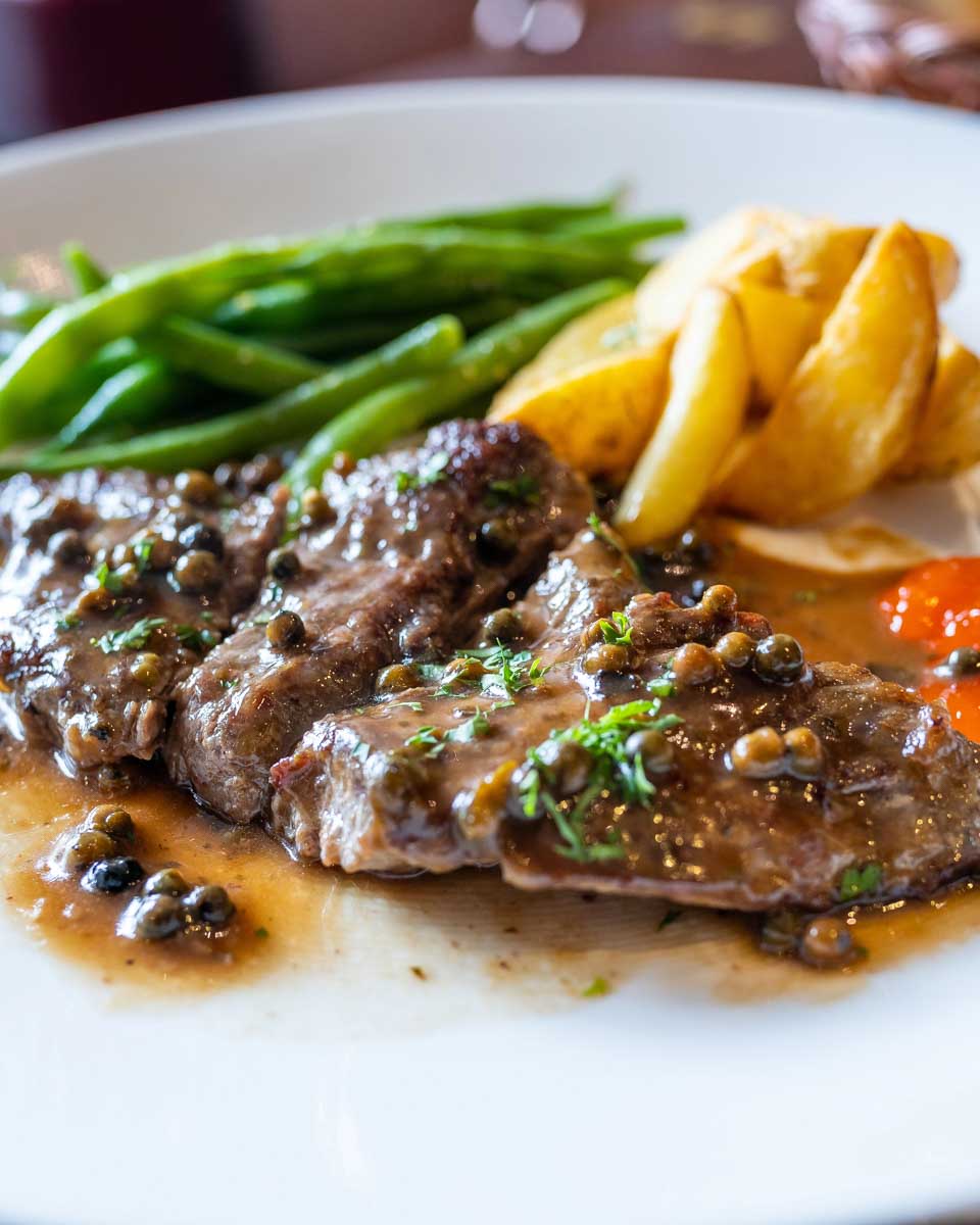 Food on a cruise in London England