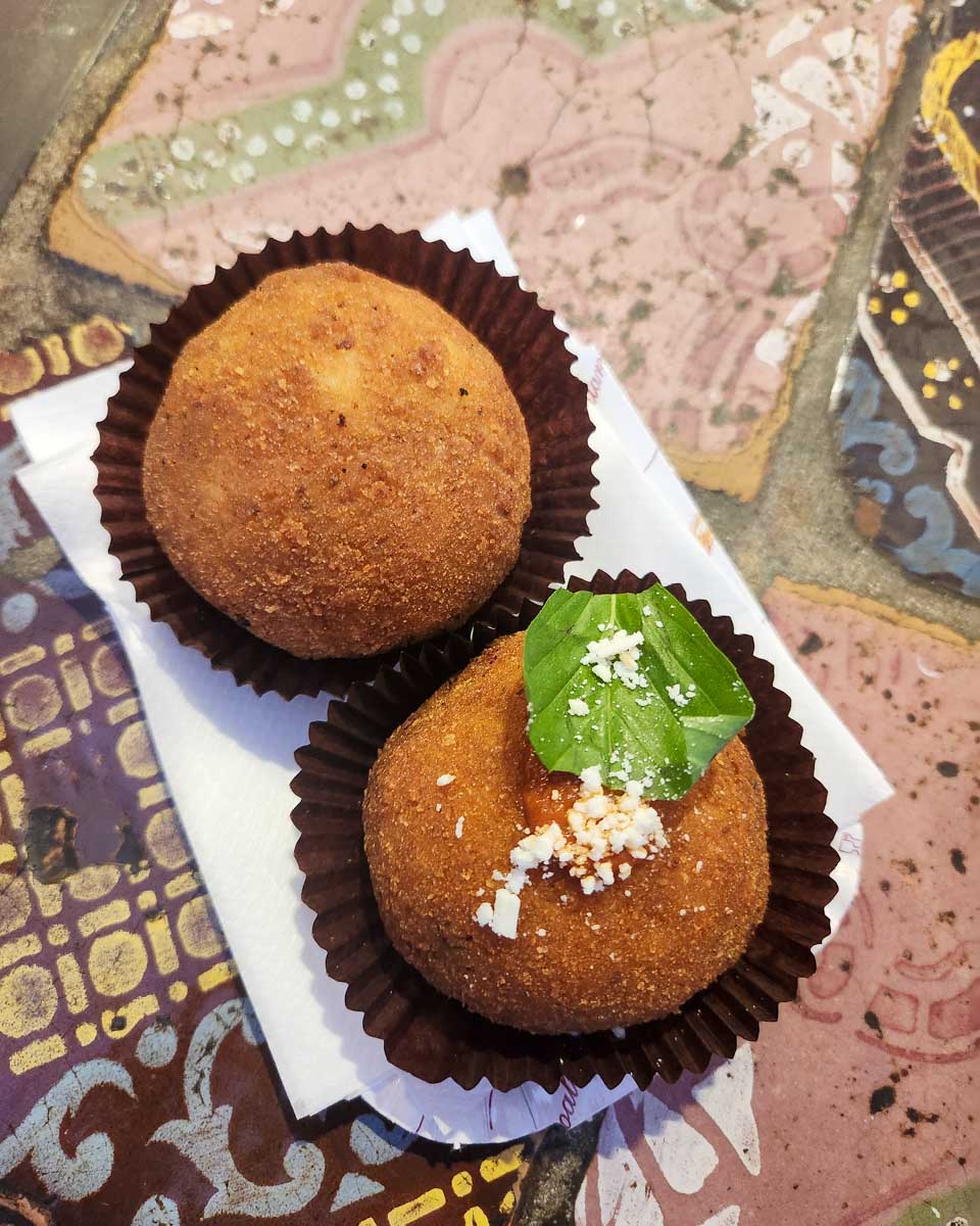 Food on a food tour in Rome Italy