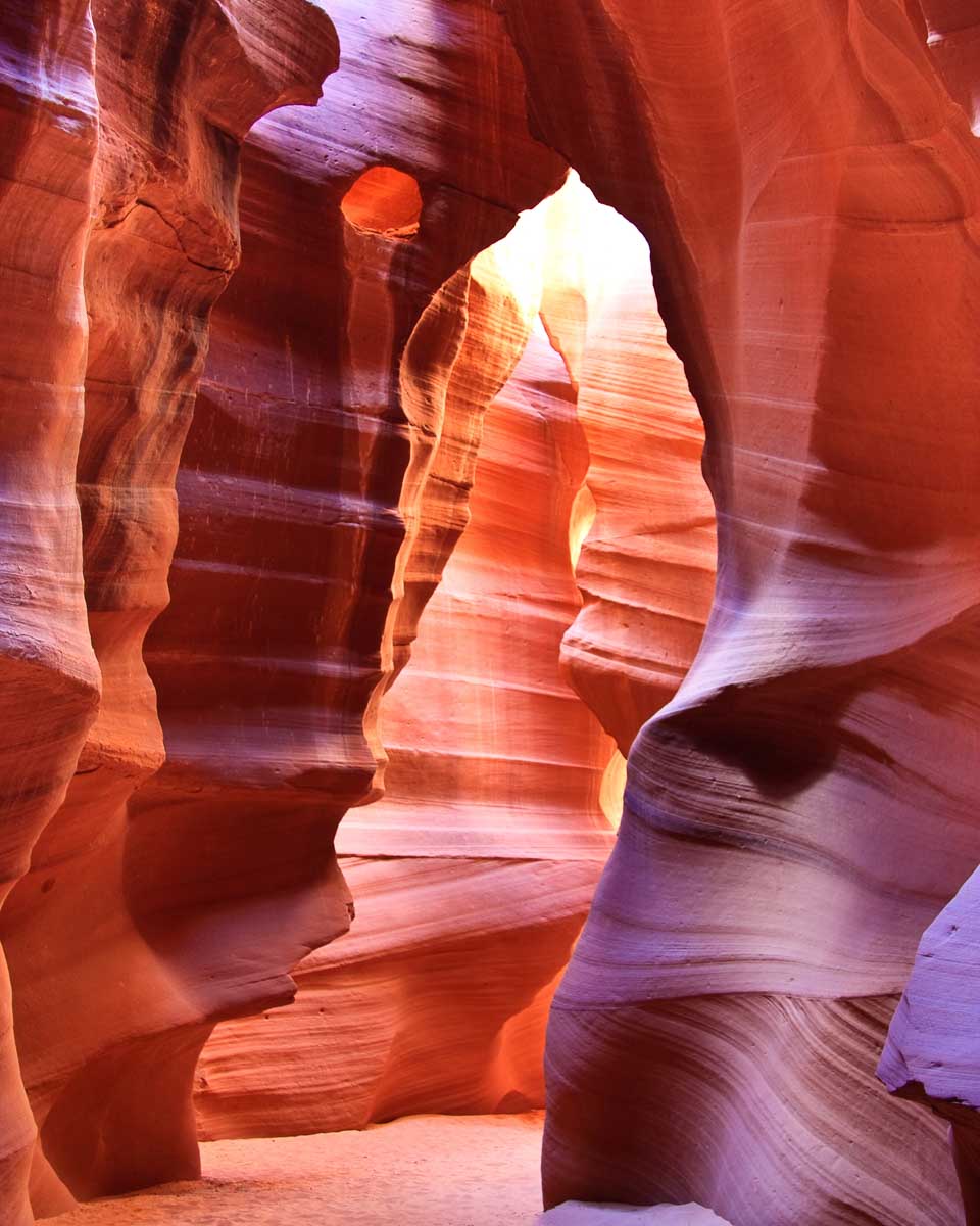 Lower Antelope Canyon seen on a day trip from Las Vegas Nevada
