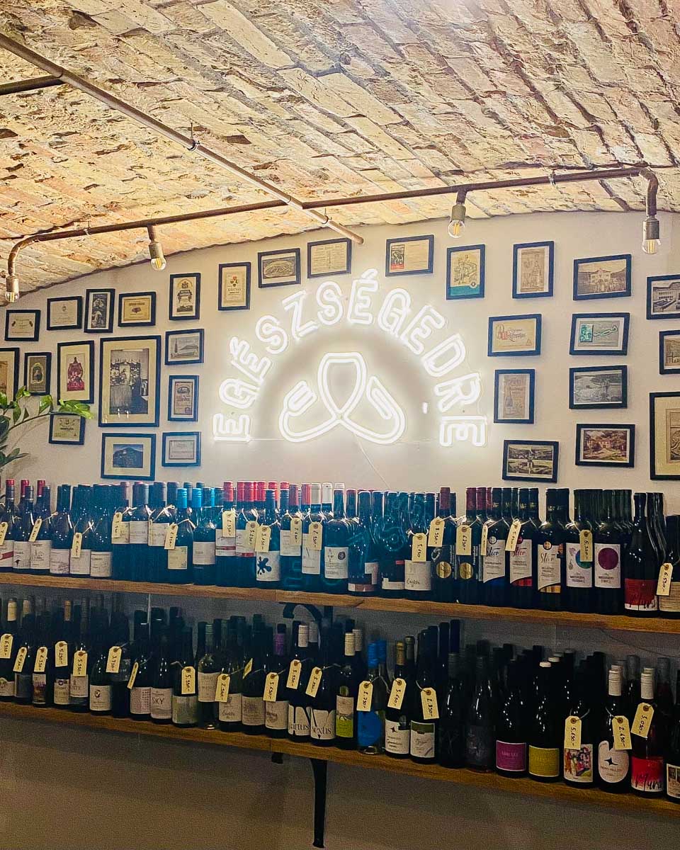 Taste hungary wine cellar on food and wine tour Budapest Hungary
