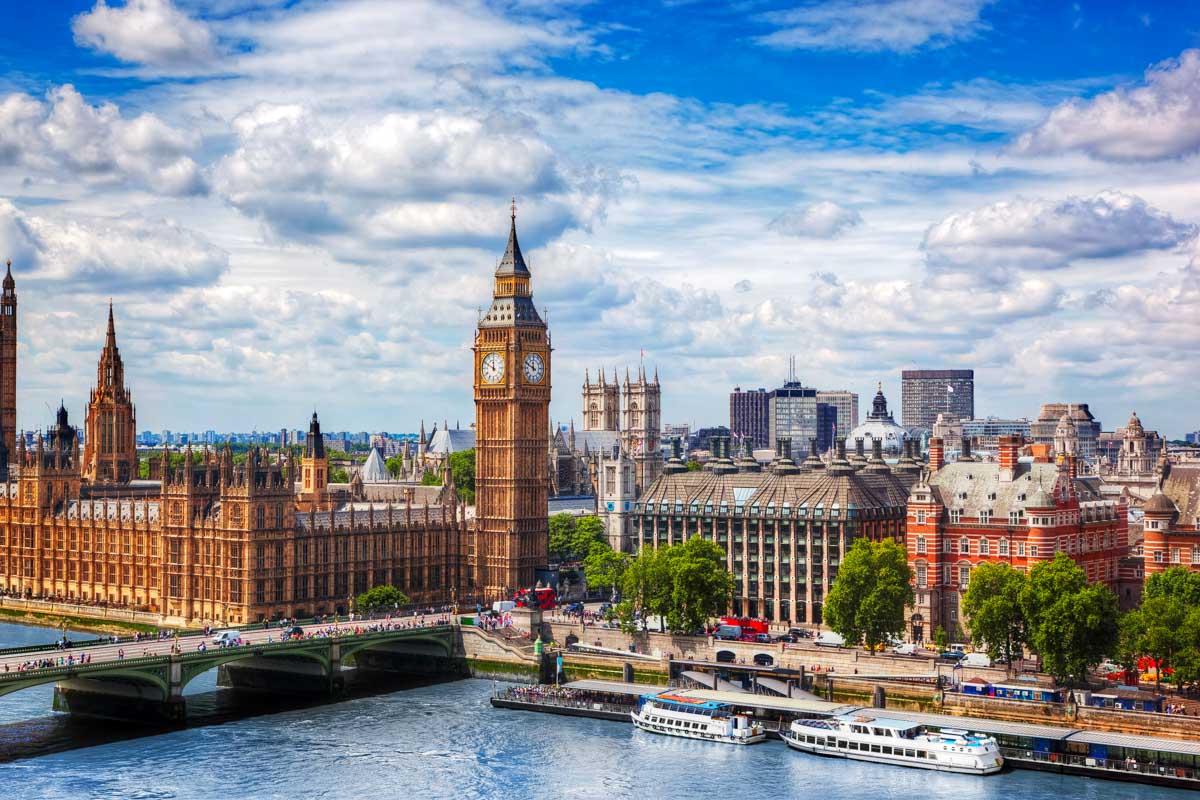 View of London England