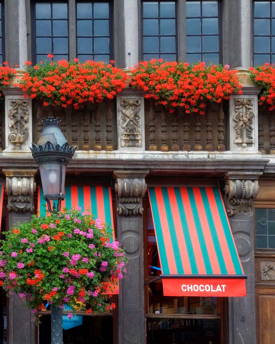 A chocolate shop in Brussels Belgium