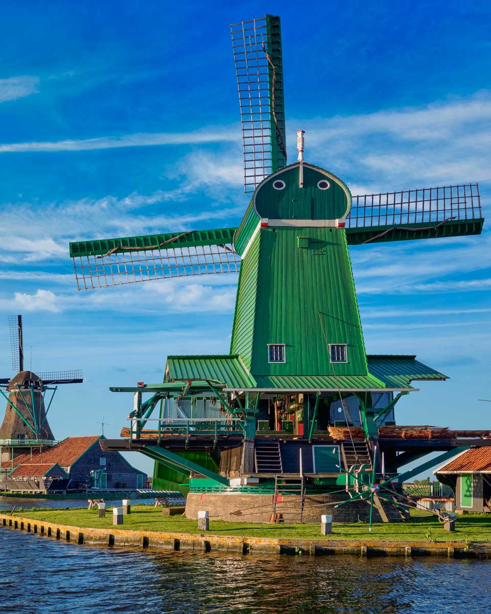 A windmill near Amsterdam Netherlands