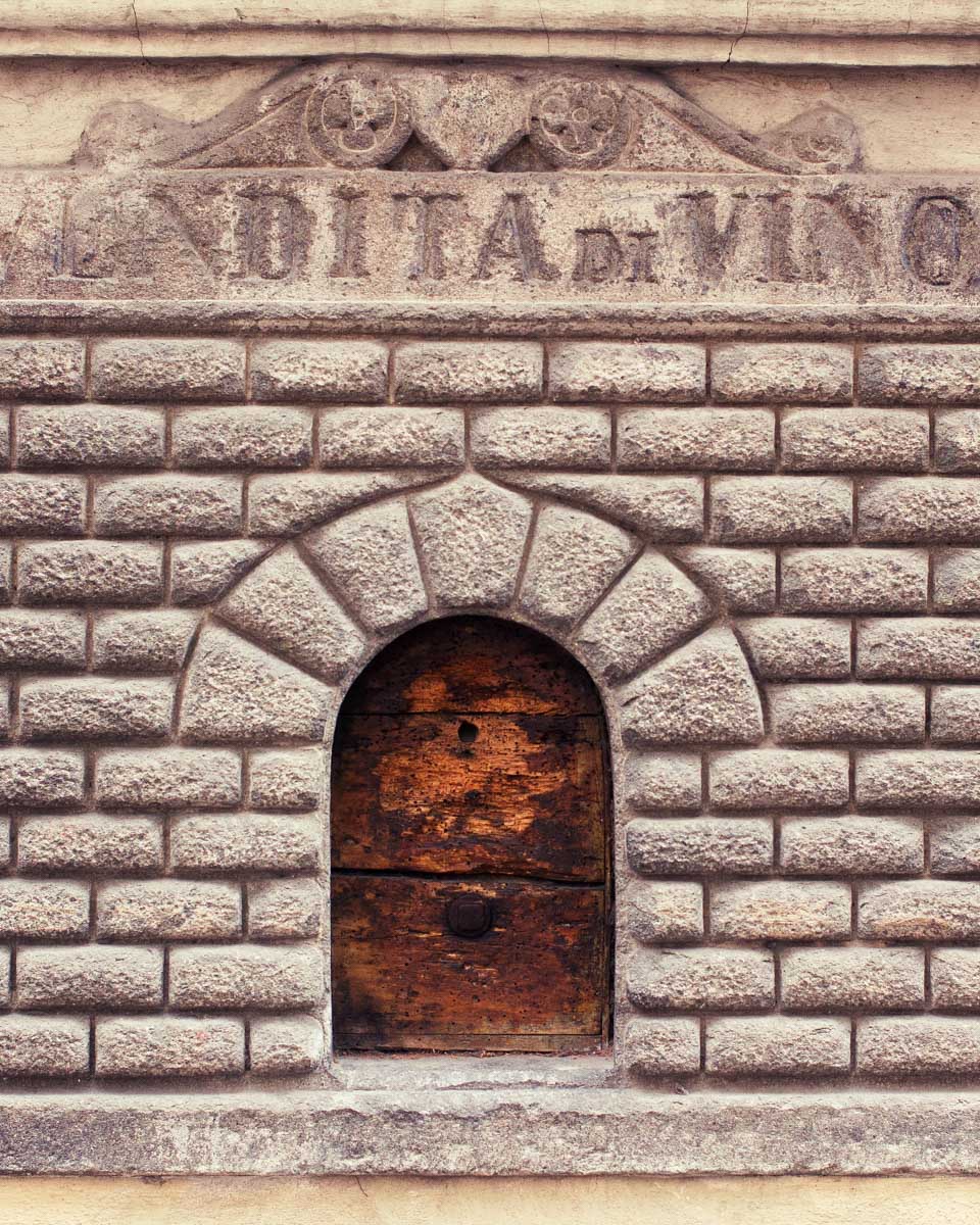 A wine window in Florence Italy-2