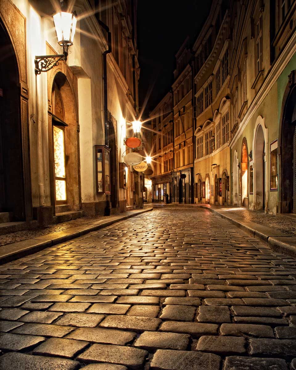 An alleyway in Prague Czech Republic