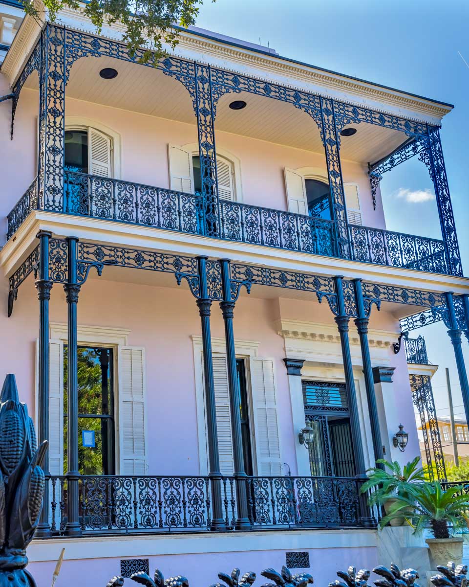 An old house in the Garden District of New Orleans Louisiana