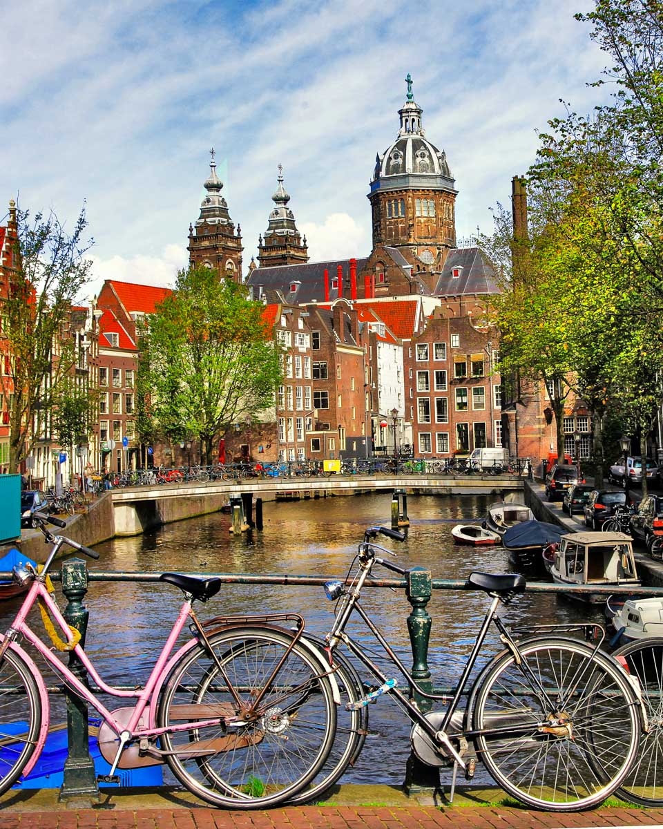 Bikes in Amsterdam Netherlands