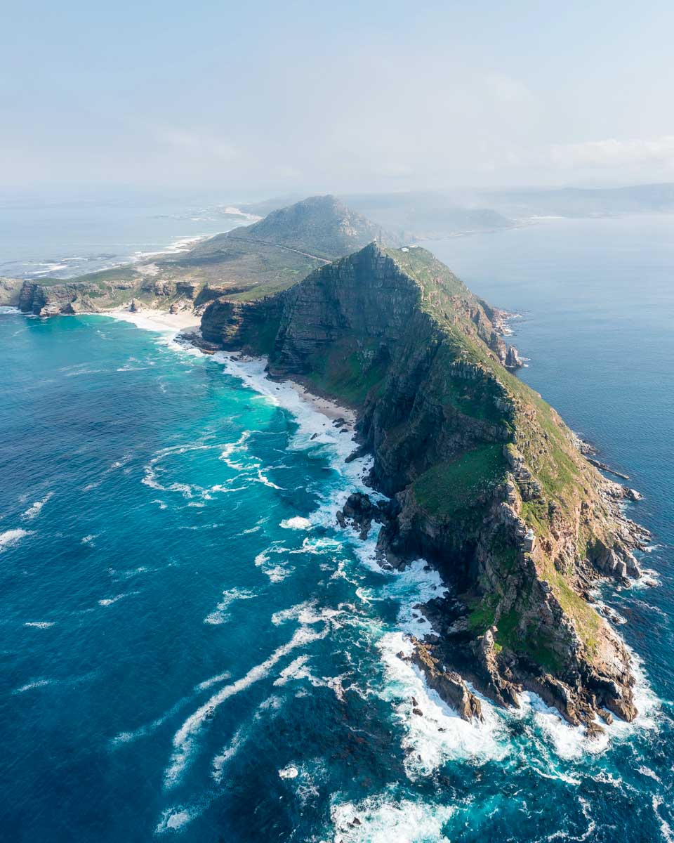 Cape Point on a helicopter tour from Cape Town South Africa