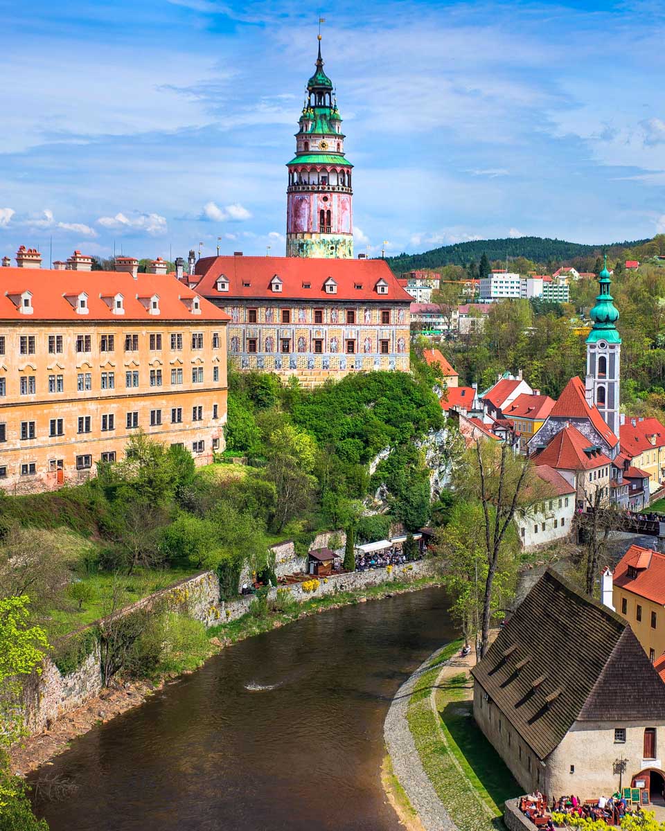 Cesky Krumlov near Prague Czech Republic