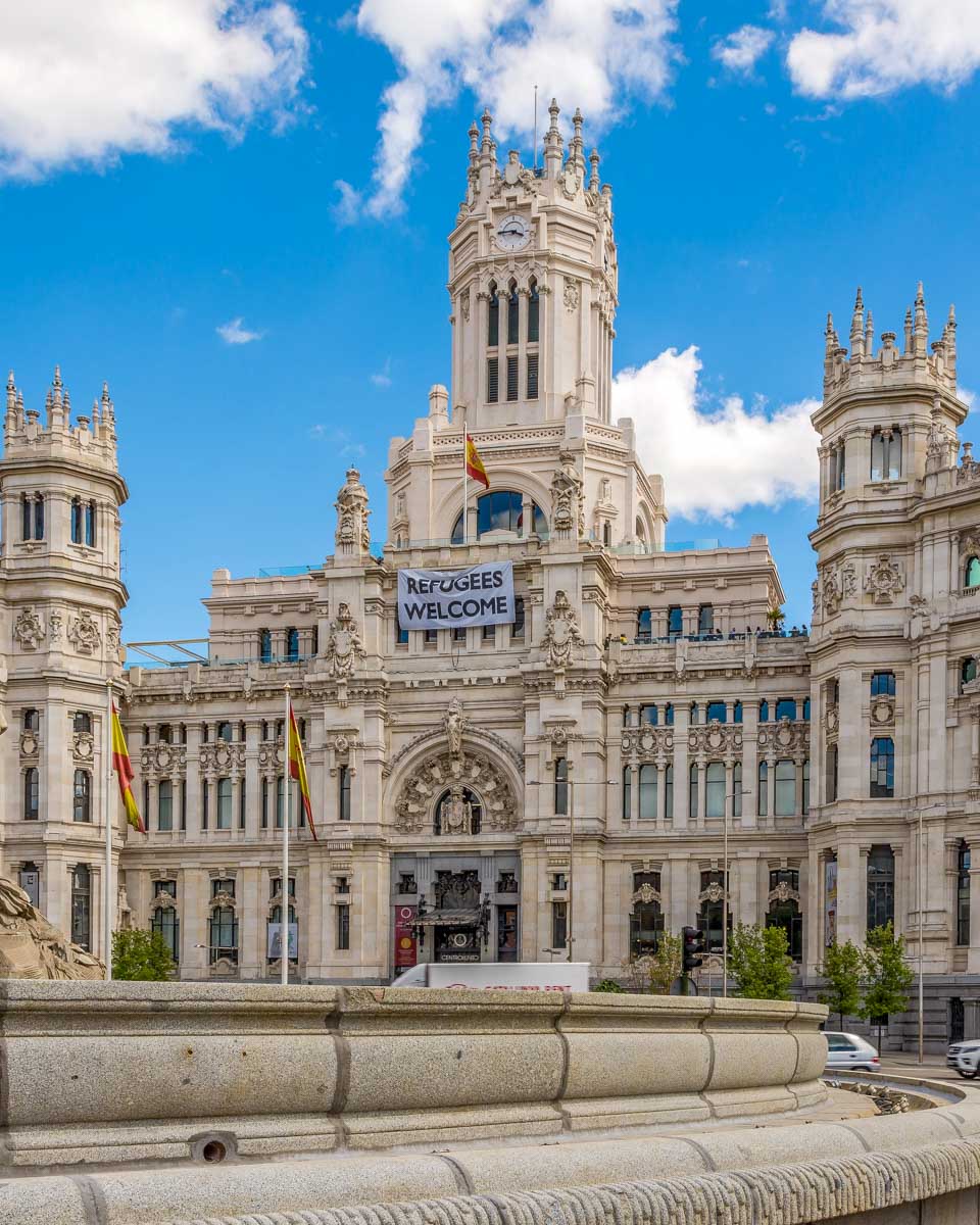 Cybele Palace in Madrid Spain