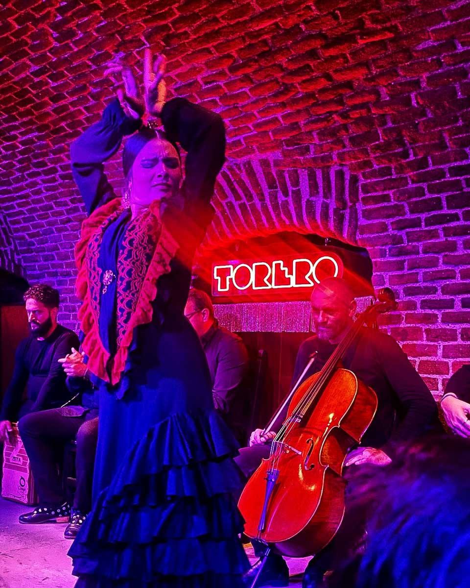 Essential Flamenco Madrid a woman dances in Madrid Spain