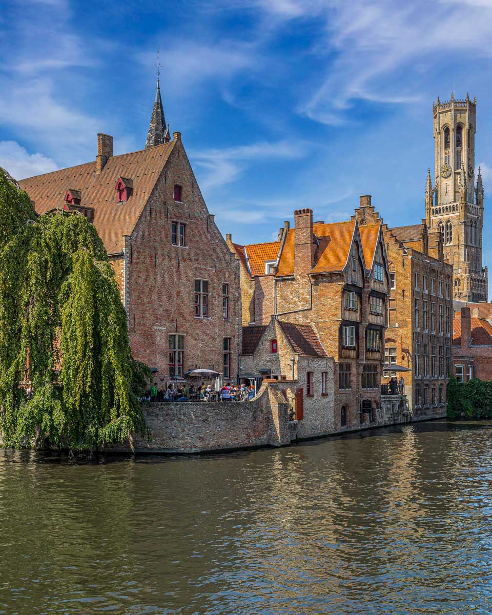 Historic buildings in Bruges on a tour from Brussels Belgium 2