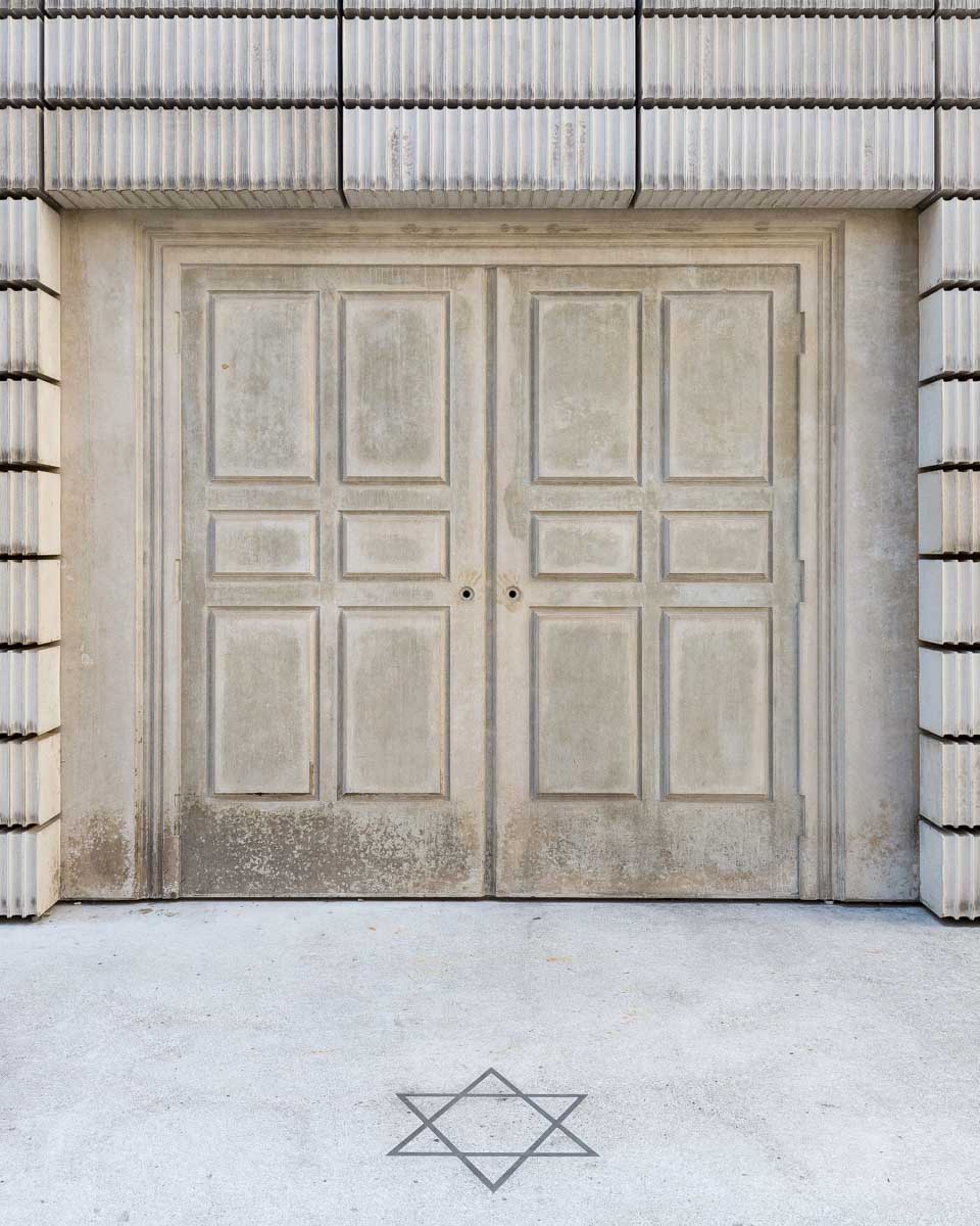 Jewish holocaust memorial sculpture in Vienna Austria