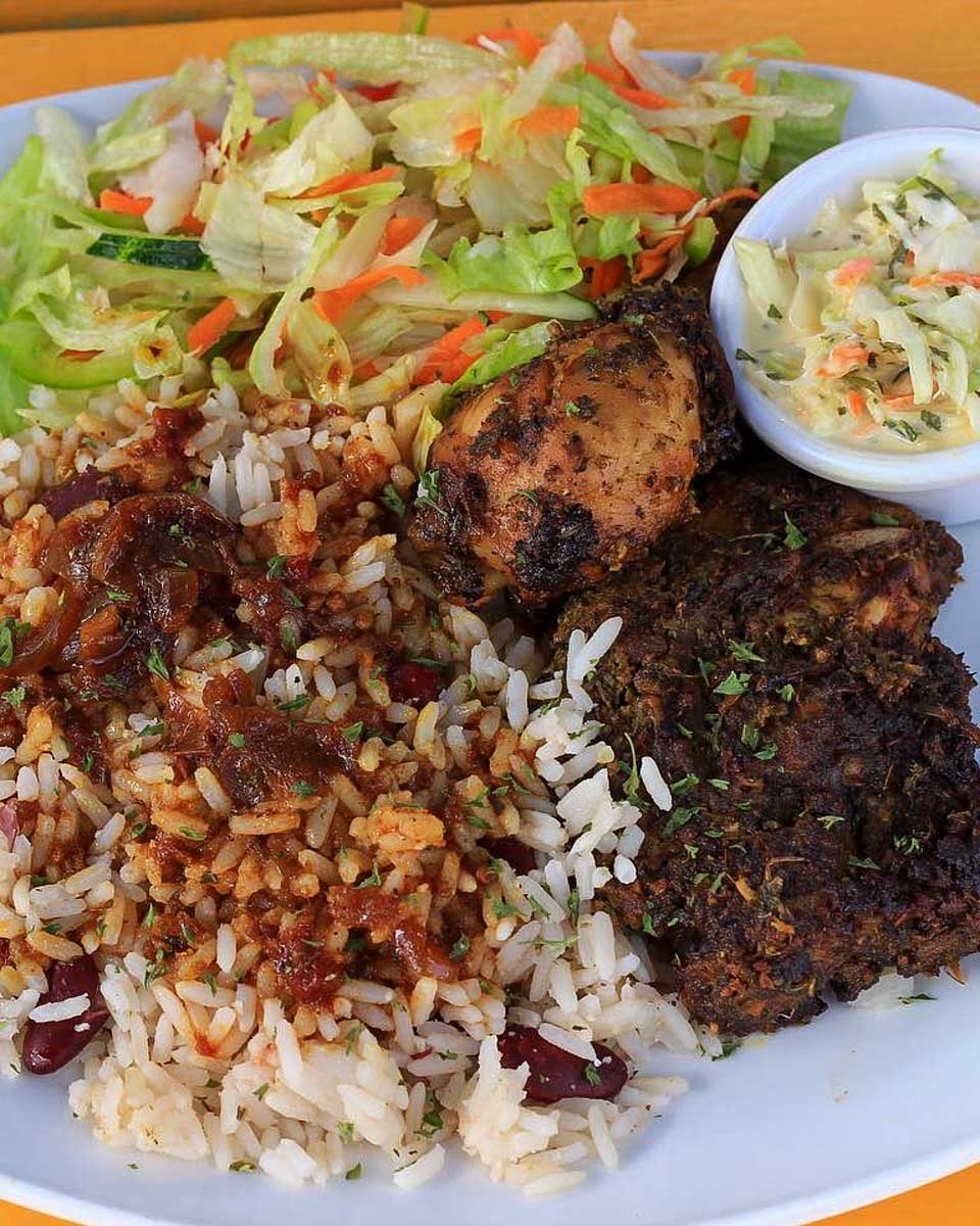 Lickrish Food Tours a plate of food on a food tour in Barbados 2