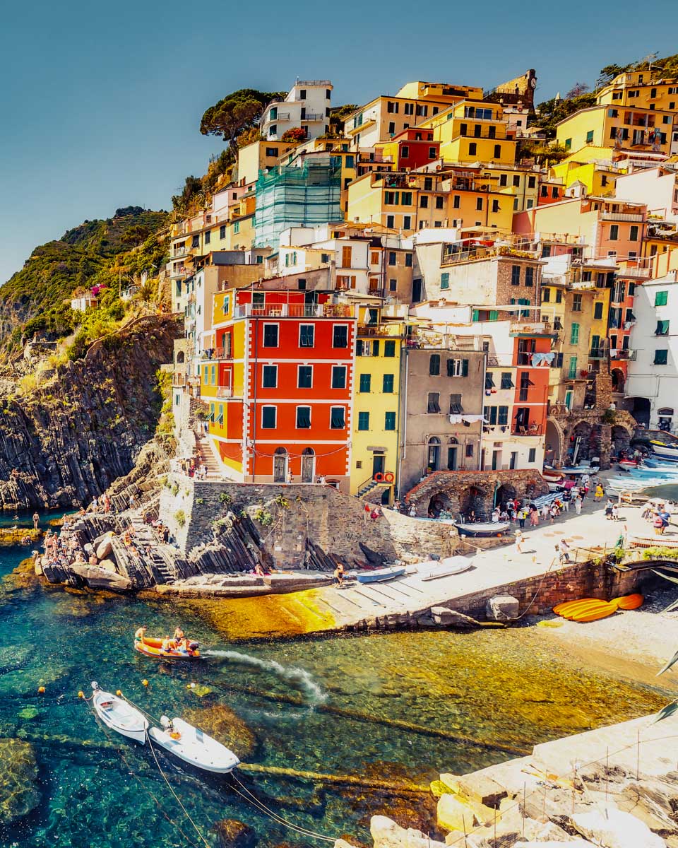 Parco Nazionale delle Cinque Terre fishing village near Florence Italy