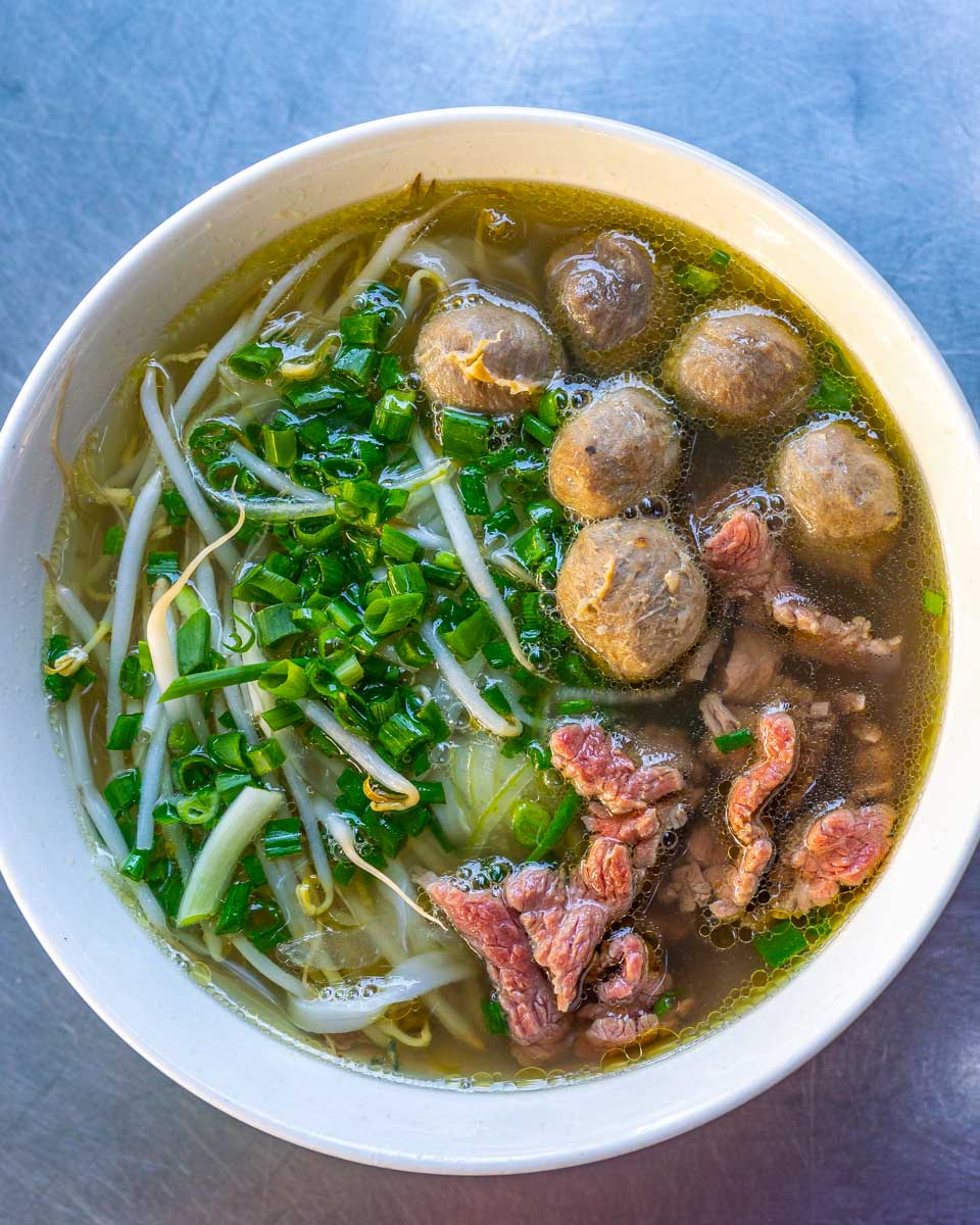 Pho on a food tour in Saigon Ho Chi Minh Vietnam