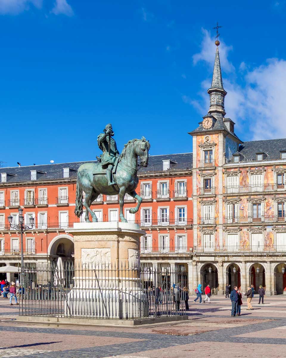 Plaza Mayor in Madrid Spain
