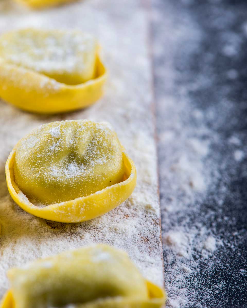 Ravioli made during a cooking class in Florence Italy
