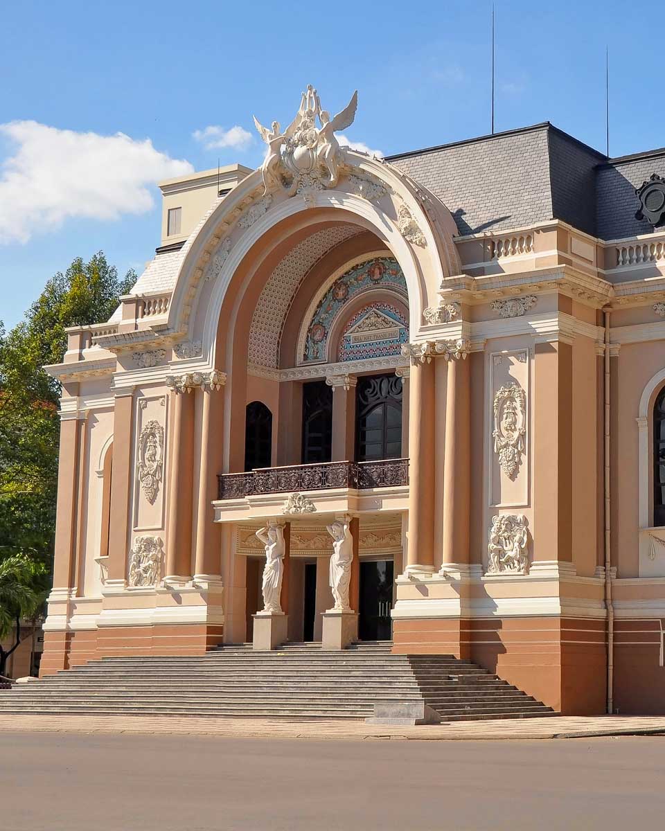 Saigon opera house in Saigon Ho Chi Minh Vietnam