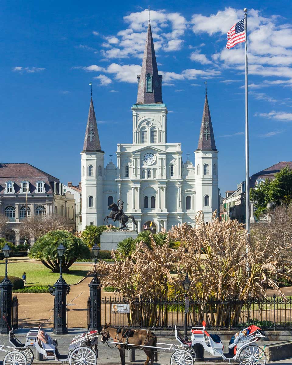 Saint Louis Cathedral in New Orleans Louisiana