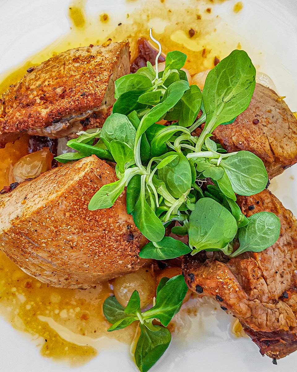 Tenderloin at a mozart concert from Salzburg Austria