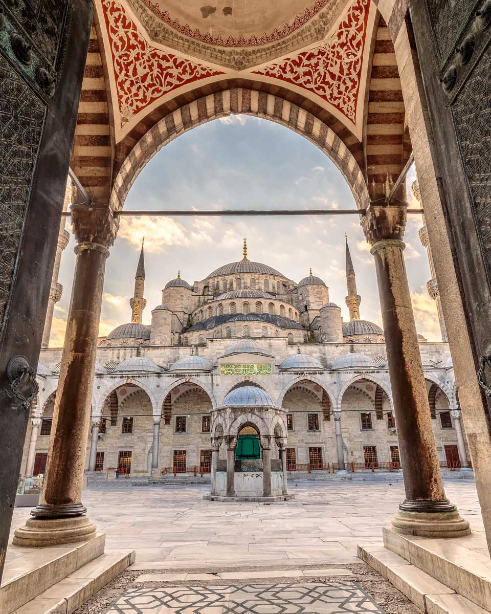The Blue Mosque in Istanbul Turkey
