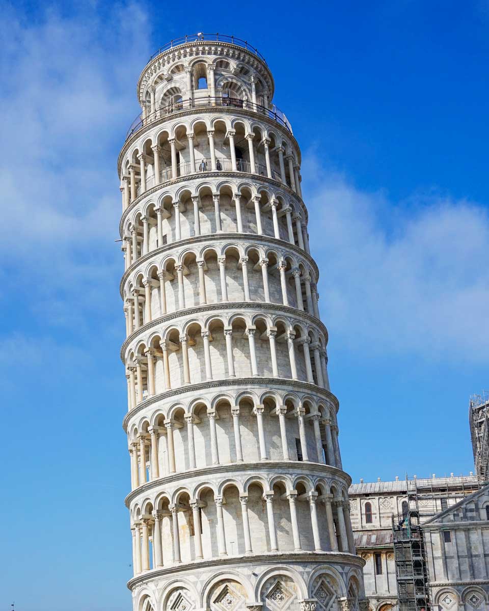 The Leaning Tower of Pisa in Tuscany Italy near Florence