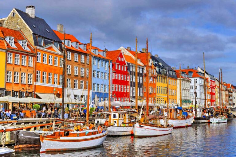 The Nyhavn Canal, in Copenhagen, Denmark 2
