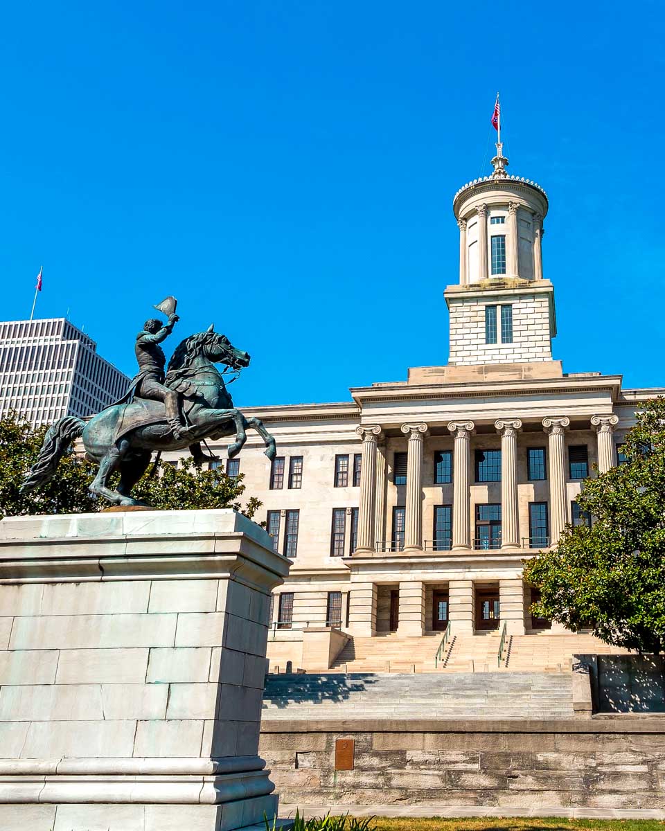 The Tennessee State Capital in Nashville United States