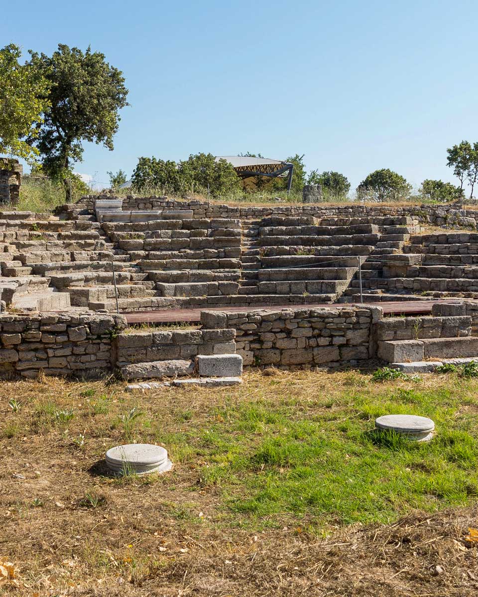 The Troy archeological site near Istanbul Turkey