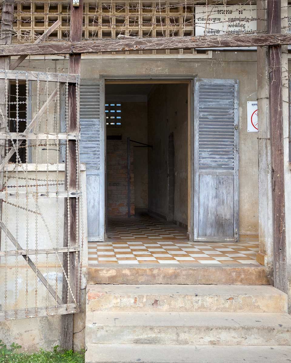 Toul Sleng S21 genocide museum in Phnom Penh Cambodia